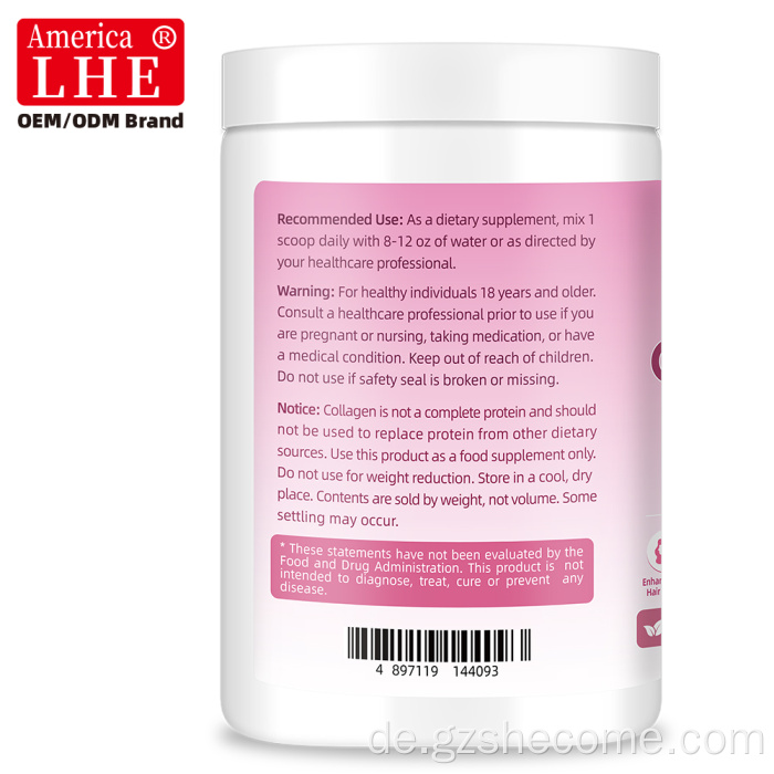 Shecome Collagen Hair Joint Support Collagen Peptides Powder